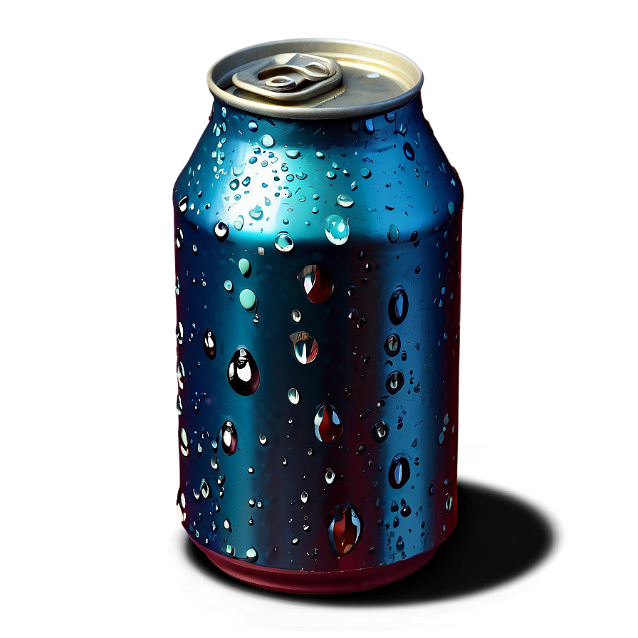 Aluminum Can With Drops Png 68 PNG Image