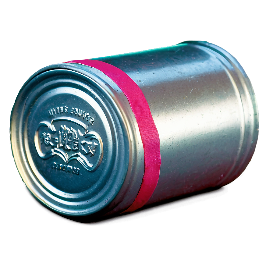 Aluminum Can With Ribbon Png 06252024 PNG Image