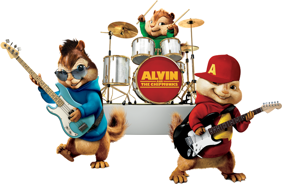 Alvinandthe Chipmunks Band PNG Image