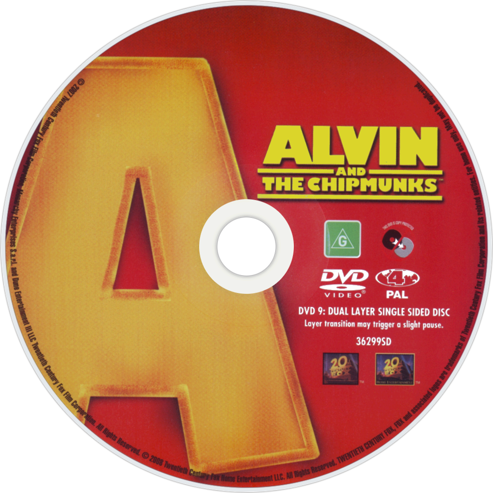 Alvinandthe Chipmunks D V D PNG Image