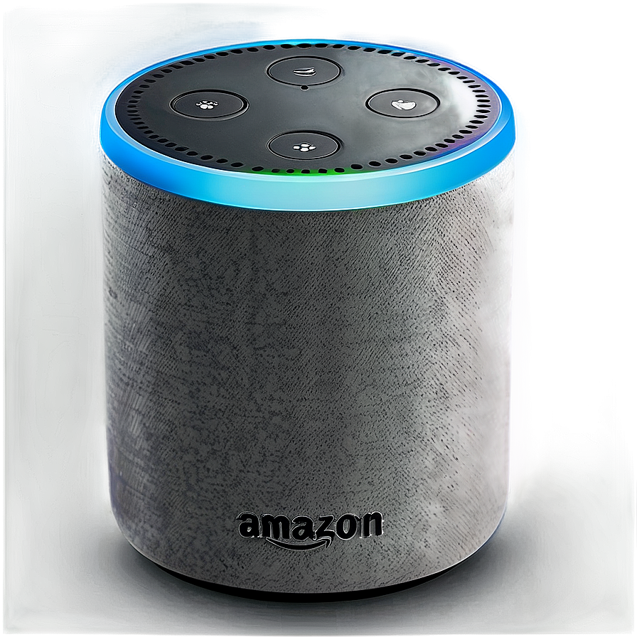 Amazon Echo Silver Senior Edition Png 06282024 PNG Image