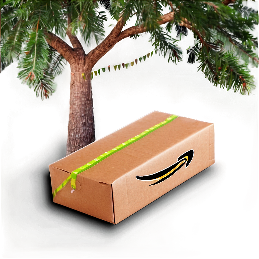 Amazon Package Under Tree Png 06292024 PNG Image