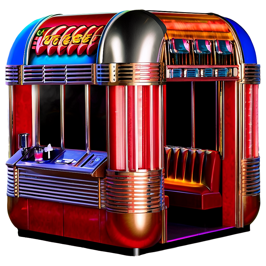 American Diner Jukebox Png Ivt PNG Image