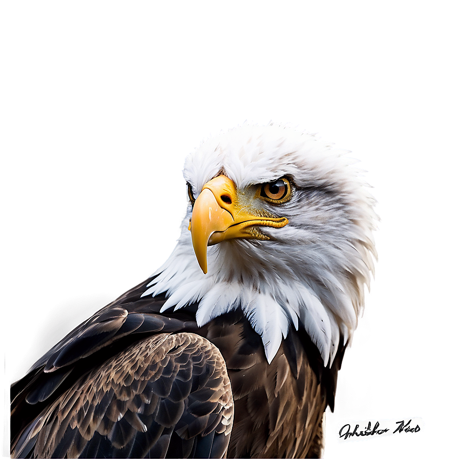 American Eagle In Forest Png Vij PNG Image