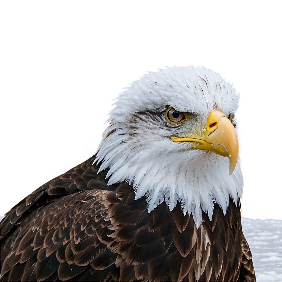 American Eagle In Snow Png Xfs74 PNG Image