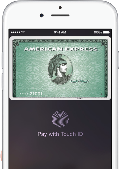 American Express Mobile Payment Touch I D PNG Image