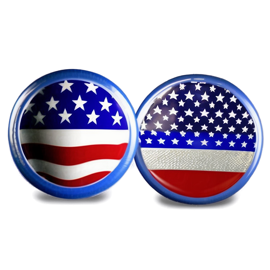 American Flag Frisbee Png 05212024 PNG Image