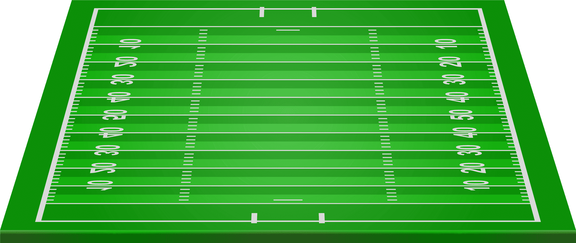 American Football Field Clipart PNG Image