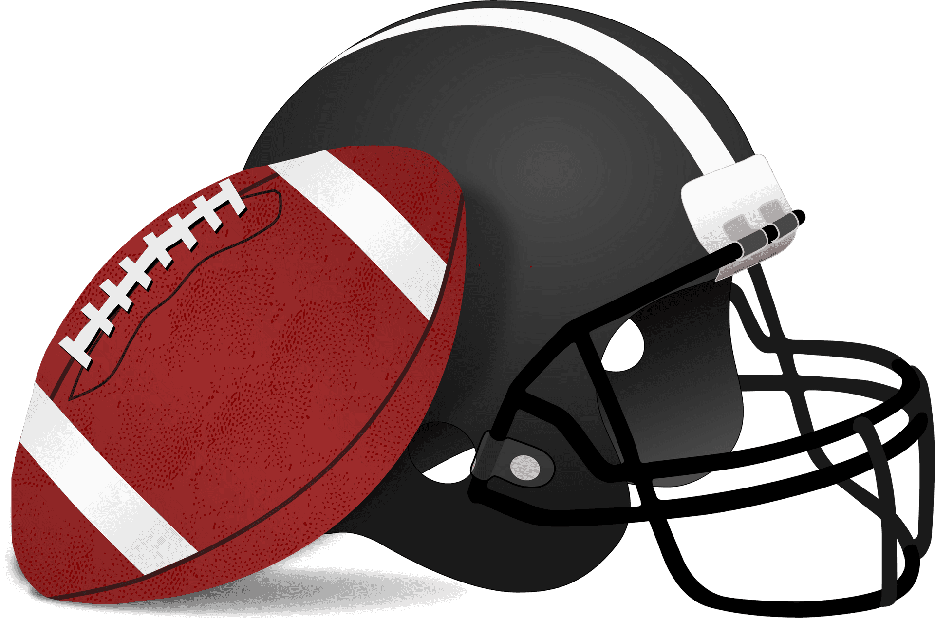 American Football Gear Illustration PNG Image