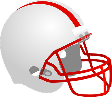 American Football Helmet Graphic PNG Image