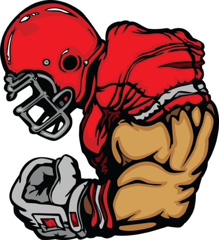 American Football Helmetand Gloves Illustration PNG Image