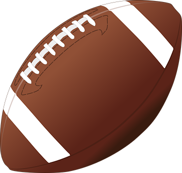 American Football Vector Illustration PNG Image