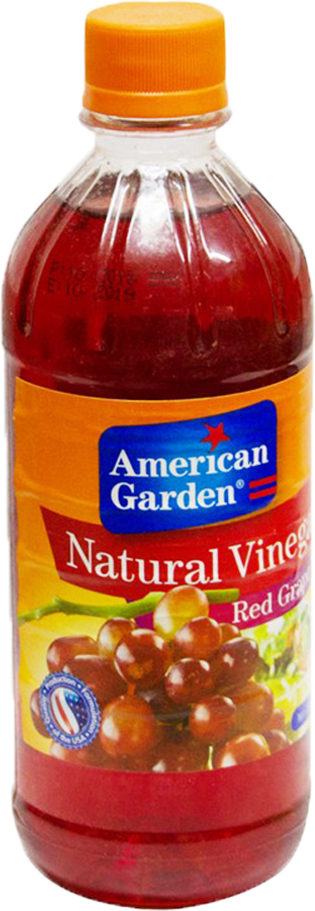 American Garden Red Grape Vinegar Bottle PNG Image