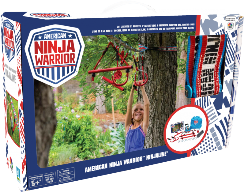 American Ninja Warrior Ninjaline Packaging PNG Image