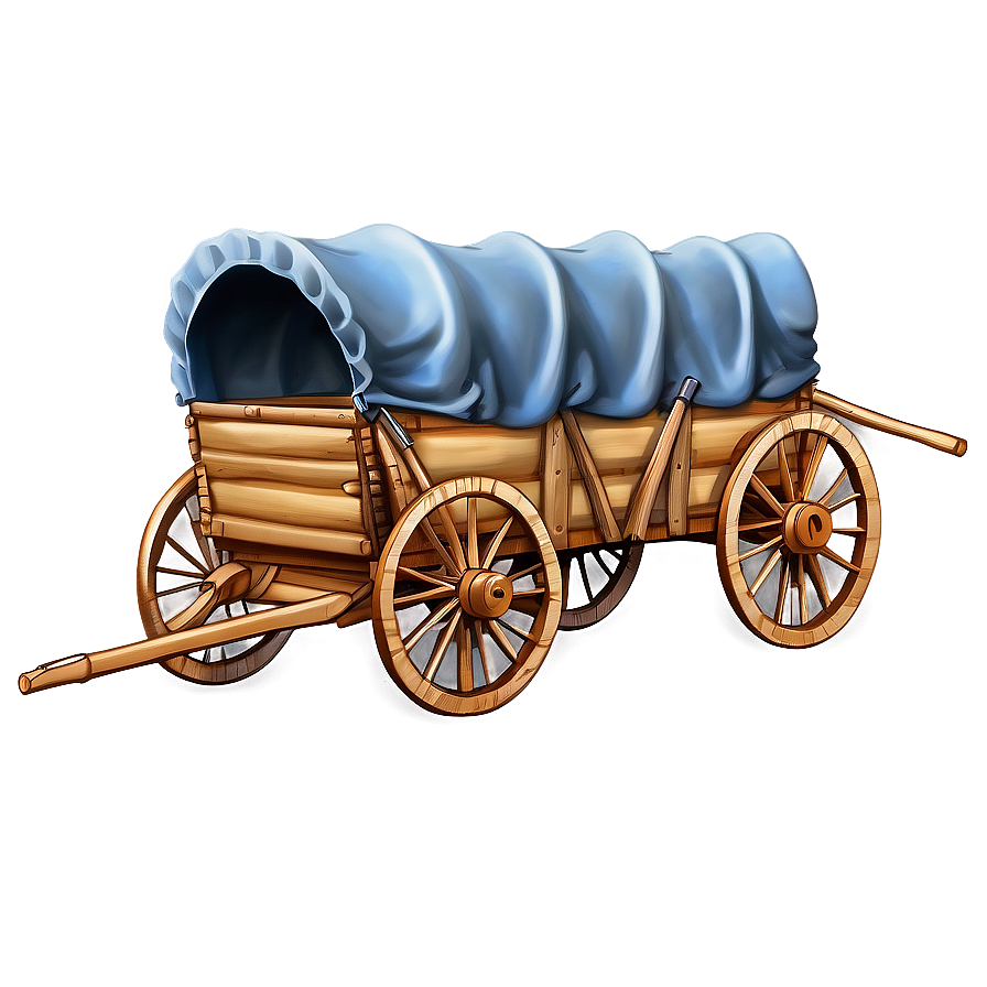 American Pioneer Covered Wagon Png 21 PNG Image