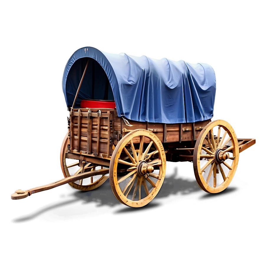 American Pioneer Covered Wagon Png Crx PNG Image