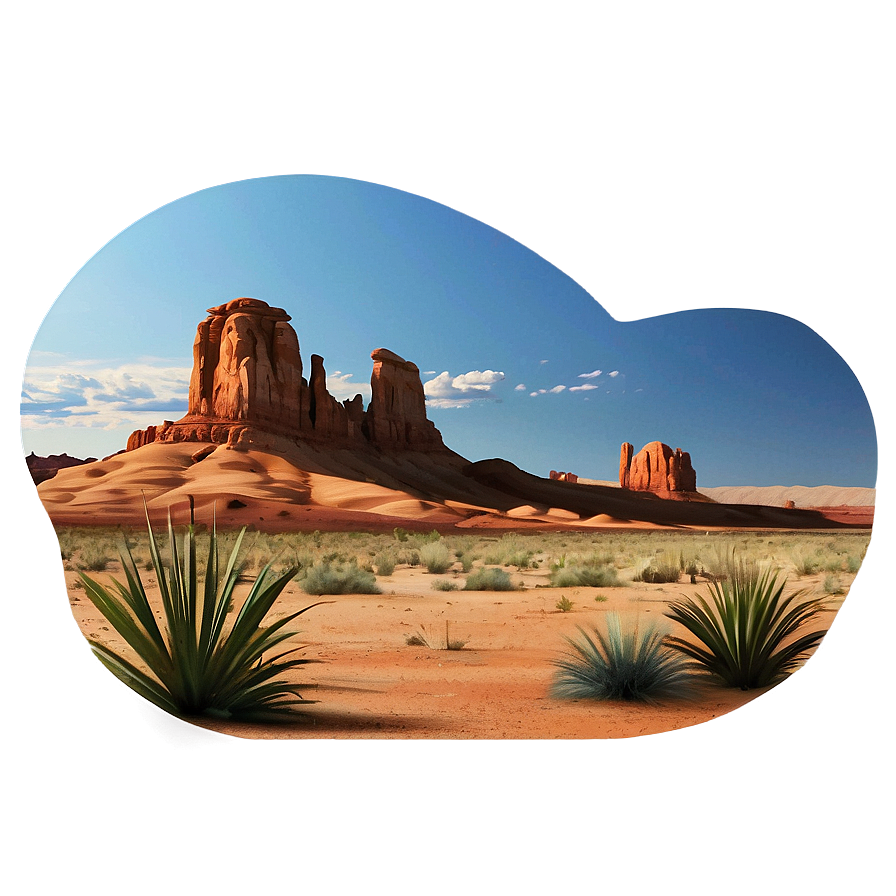 American Western Desert Scene Png Hsr2 PNG Image