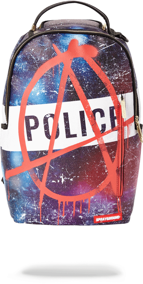 Anarchy Themed Backpack PNG Image