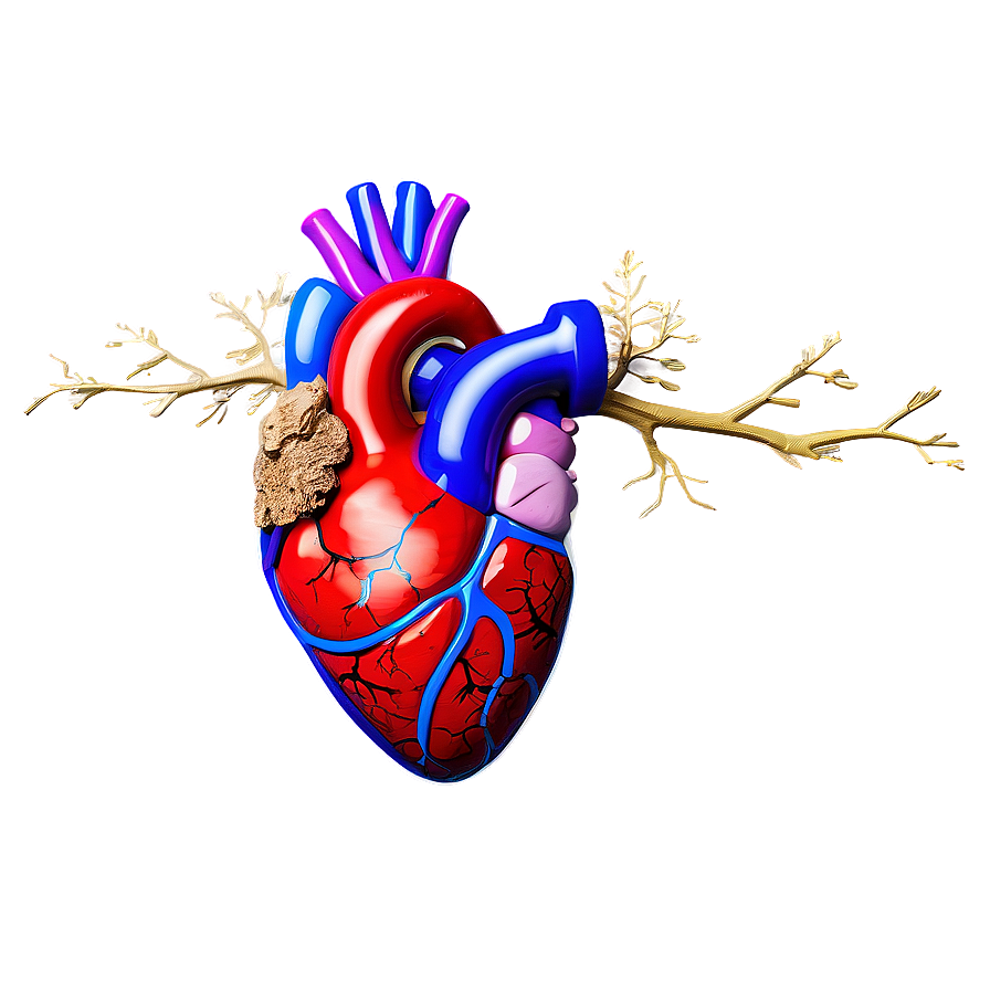 Anatomical Heart In Nature Png 06122024 PNG Image