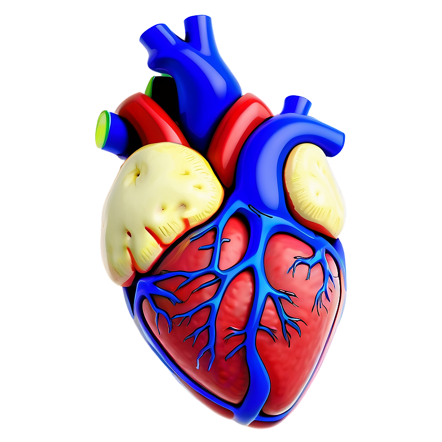 Anatomical Heart With Labels Png Jrv79 PNG Image