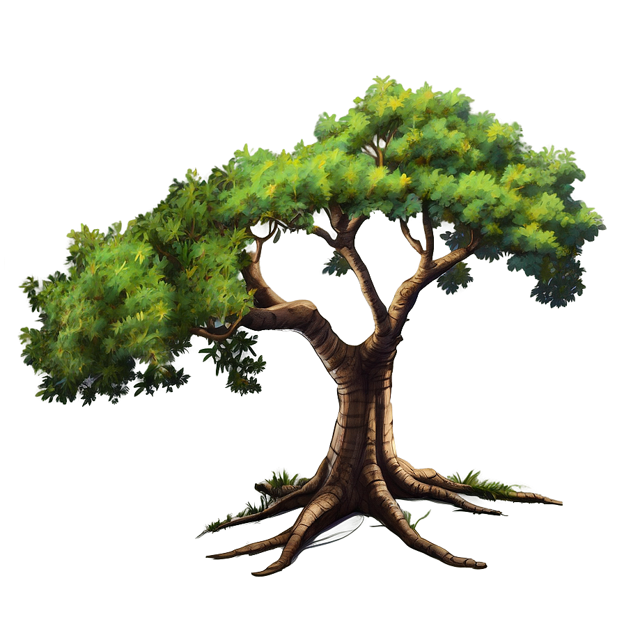 Ancient Acacia Tree Illustration Png 87 PNG Image