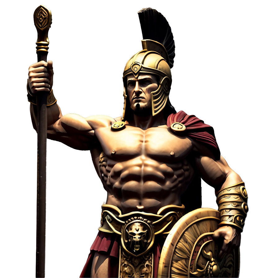 Ancient Ares Statue Png Miy PNG Image