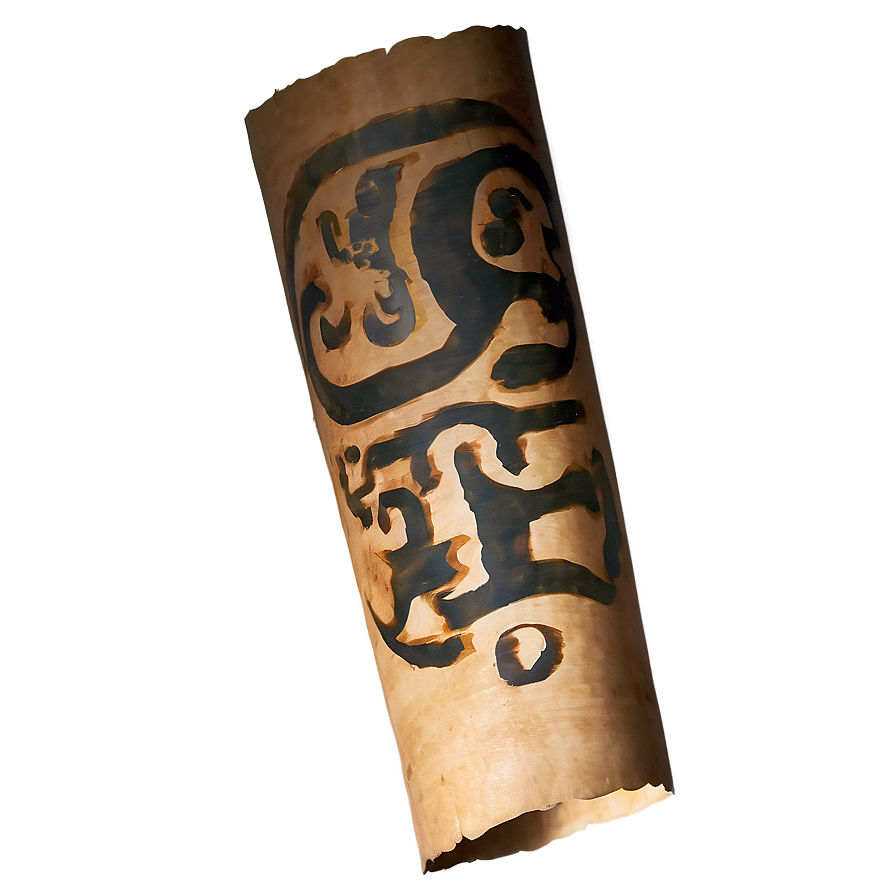 Ancient Asia Scrolls Png Omr PNG Image