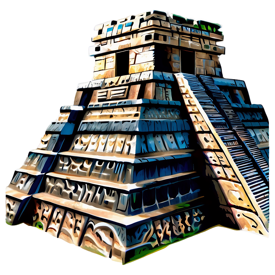 Ancient Chichen Itza Ruins Png Noa PNG Image