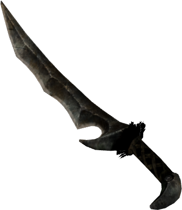 Ancient Curved Dagger PNG Image