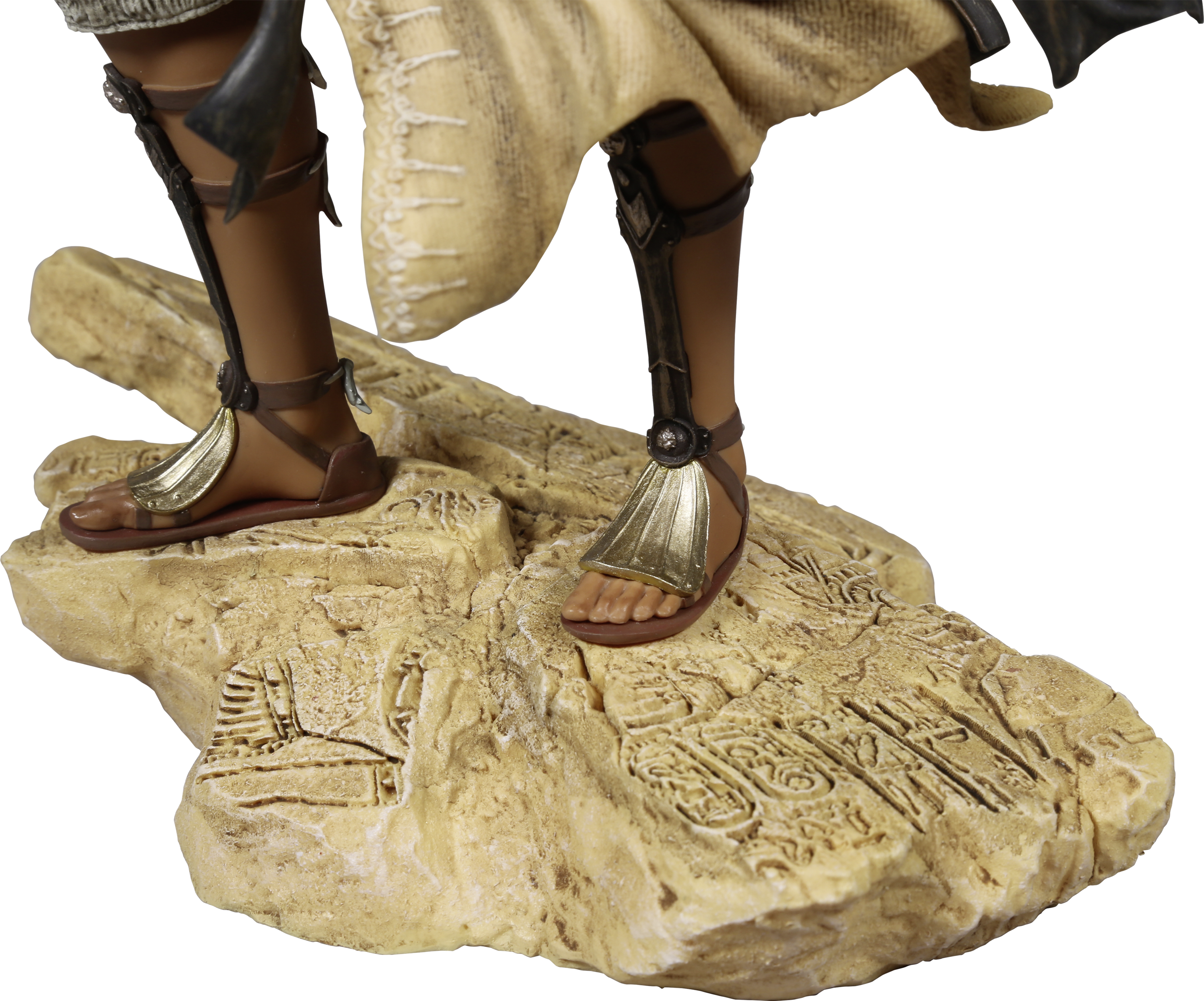 Ancient Figure Sandaled Feeton Hieroglyphics Base PNG Image