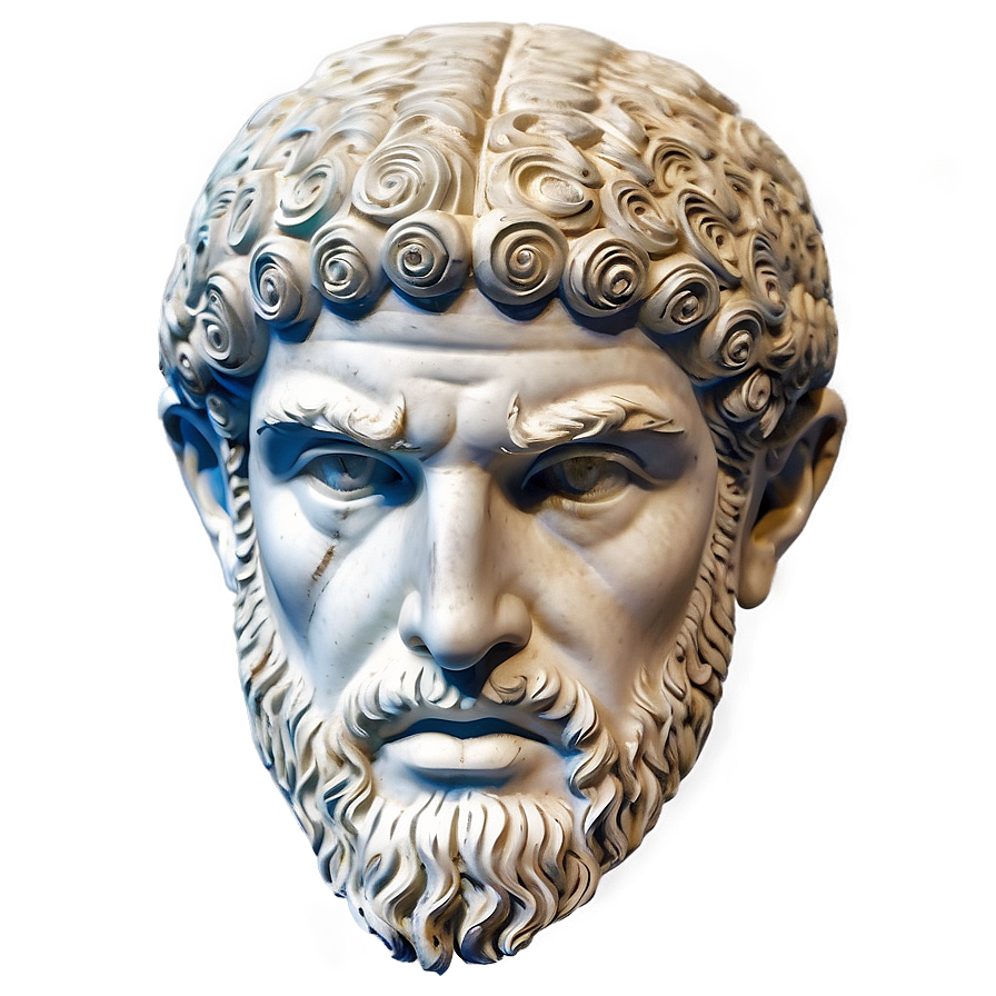 Ancient Greek Head Sculpture Png 92 PNG Image