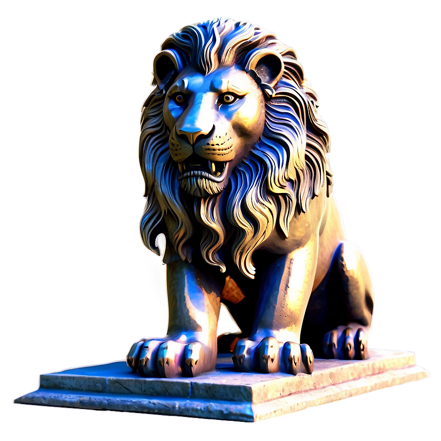 Ancient Lion Statue Png Kdo27 PNG Image