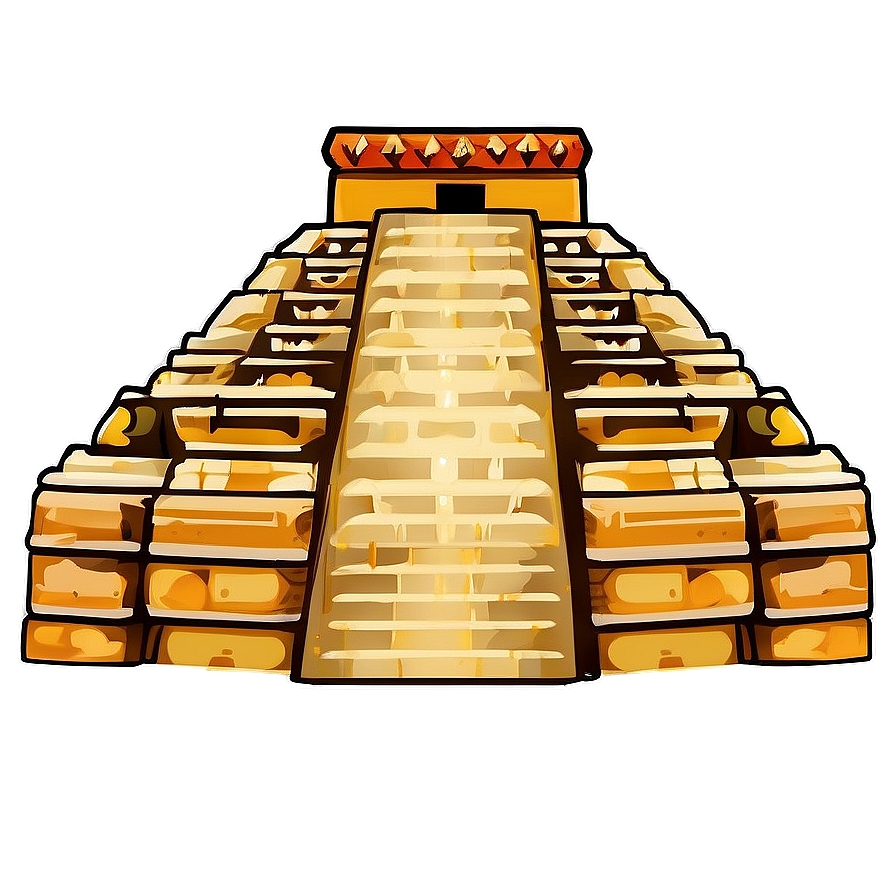 Ancient Mayan Pyramids Mexico Png Rct PNG Image