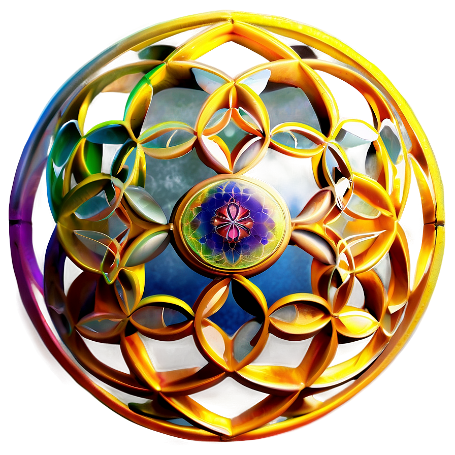 Ancient Sacred Flower Of Life Png 06252024 PNG Image