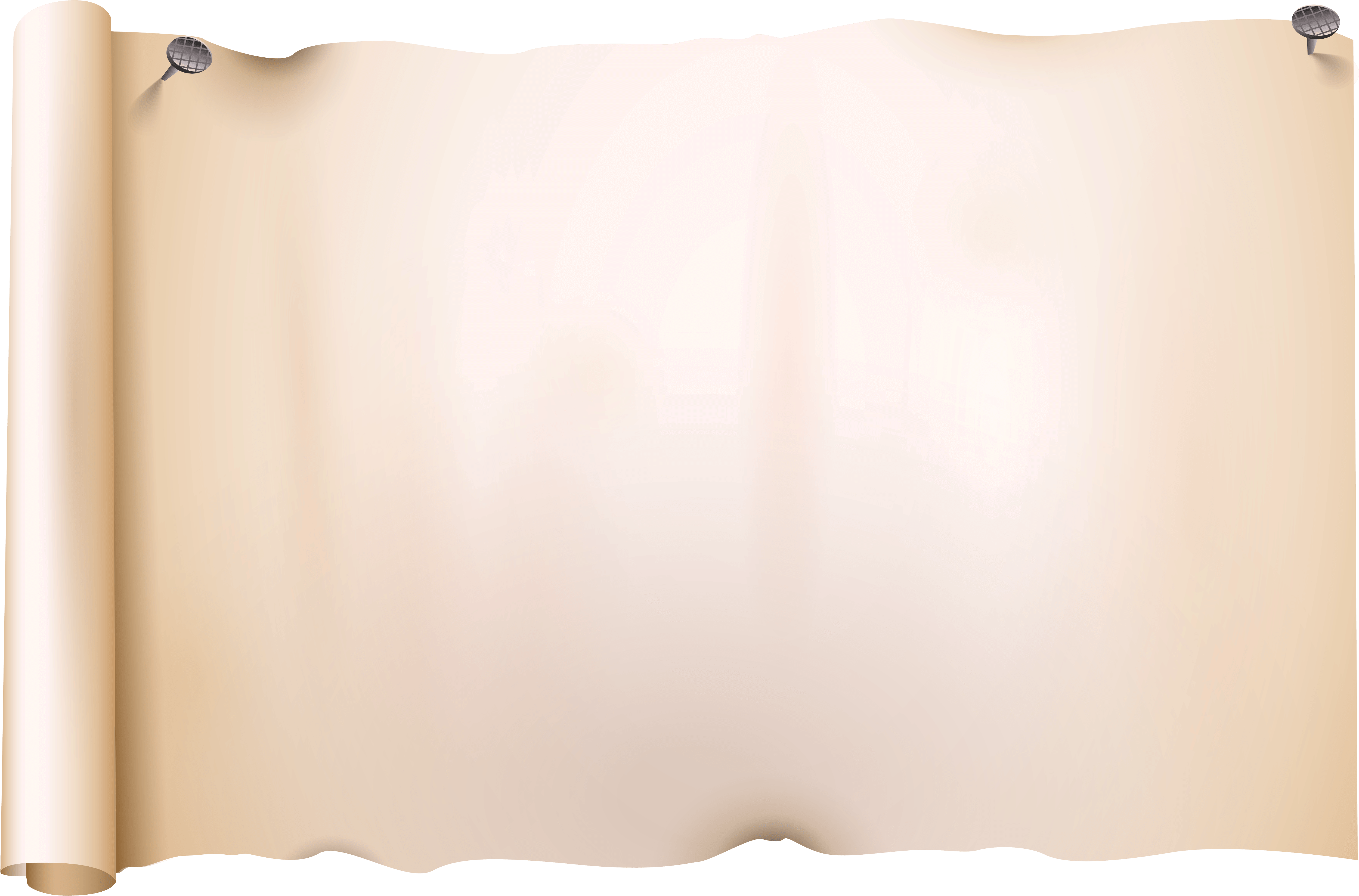 Ancient Scroll Unfurled PNG Image