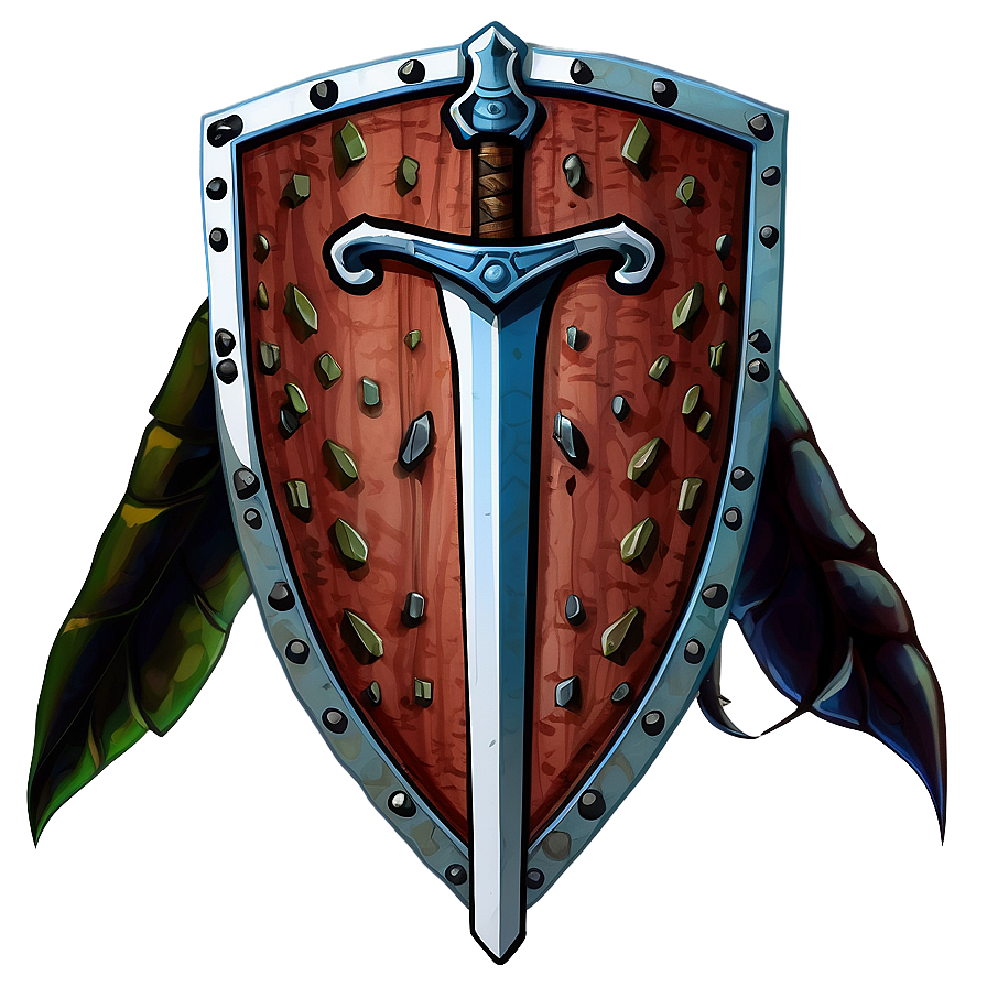 Ancient Sword And Shield Graphic Png Dda PNG Image