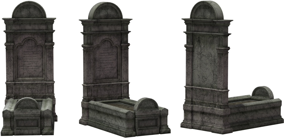 Ancient Tombstone Designs PNG Image