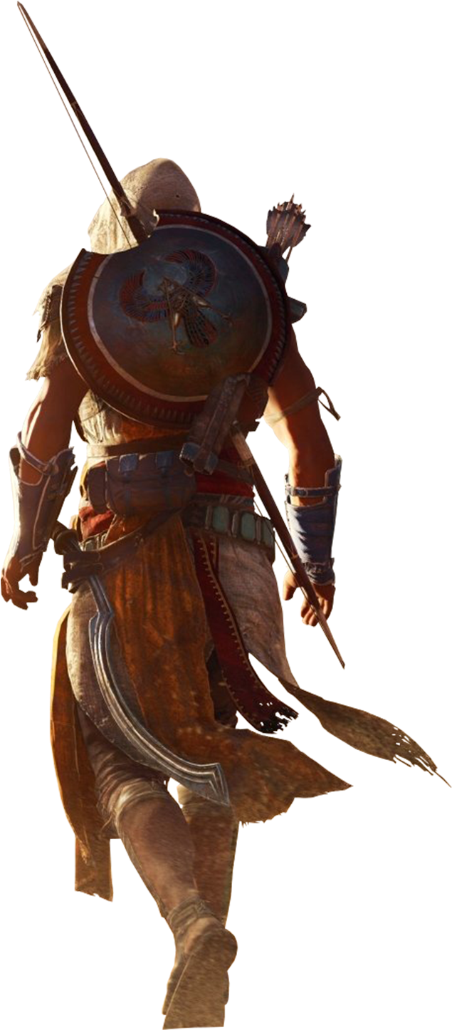 Ancient Warrior Readyfor Battle PNG Image