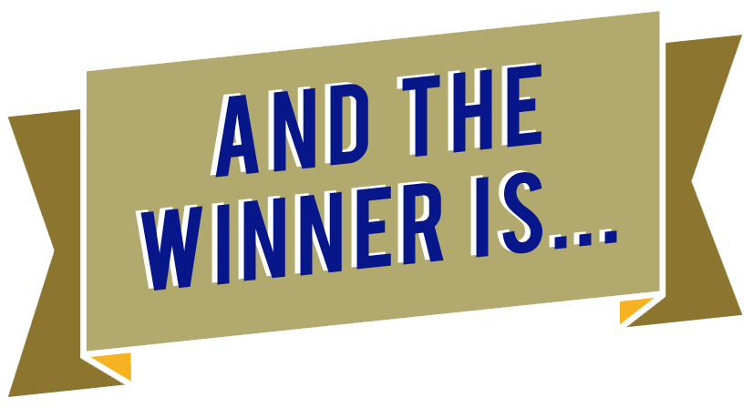 And The Winner Is Banner PNG Image