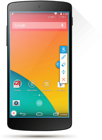 Android Smartphone Interface PNG Image