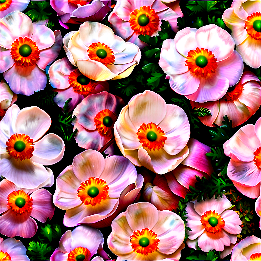 Anemone Pattern Png Hlm PNG Image