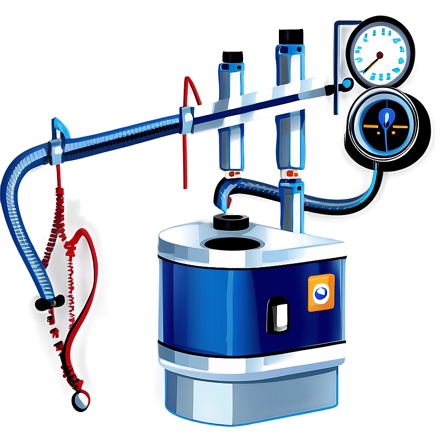 Anesthesia Machine Illustration Png 06252024 PNG Image