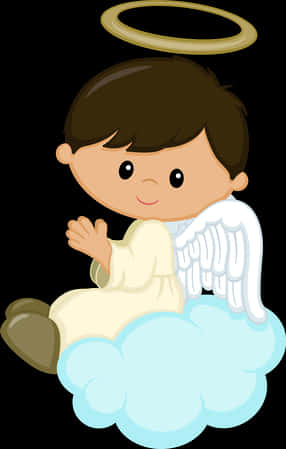 Angel Childon Cloud Illustration PNG Image