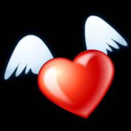 Angel Heart Emoji PNG Image