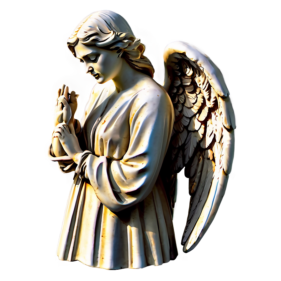 Angel Statue Memorial Png Yqw1 PNG Image