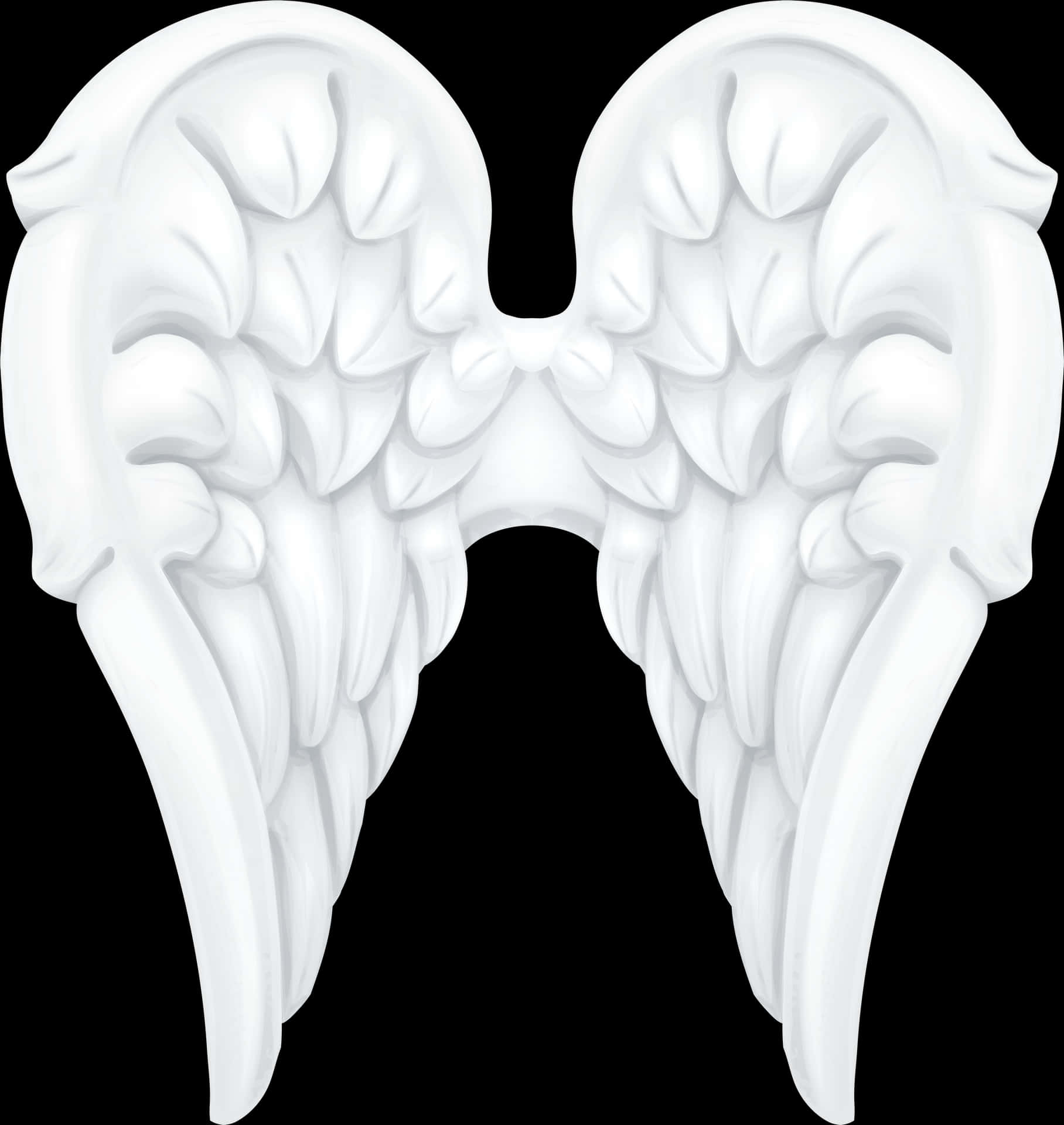 Angel Wings Graphic Art PNG Image