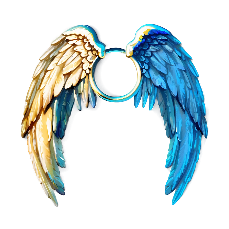 Angel Wings With Halo Png Blm15 PNG Image