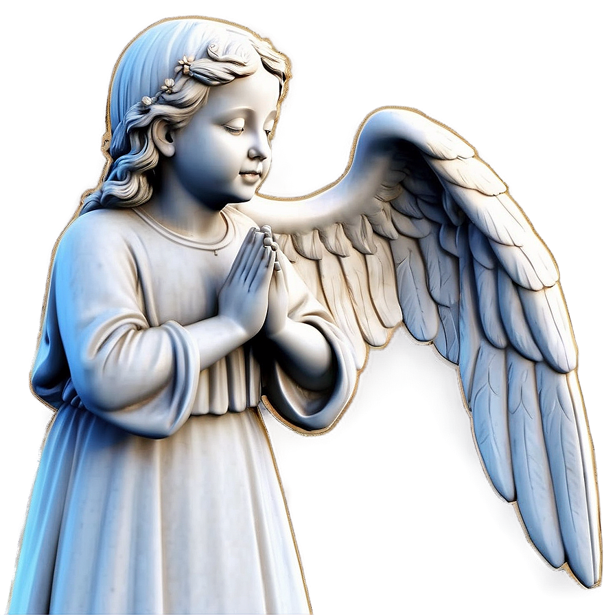 Angelic Figure In Prayer Png 75 PNG Image