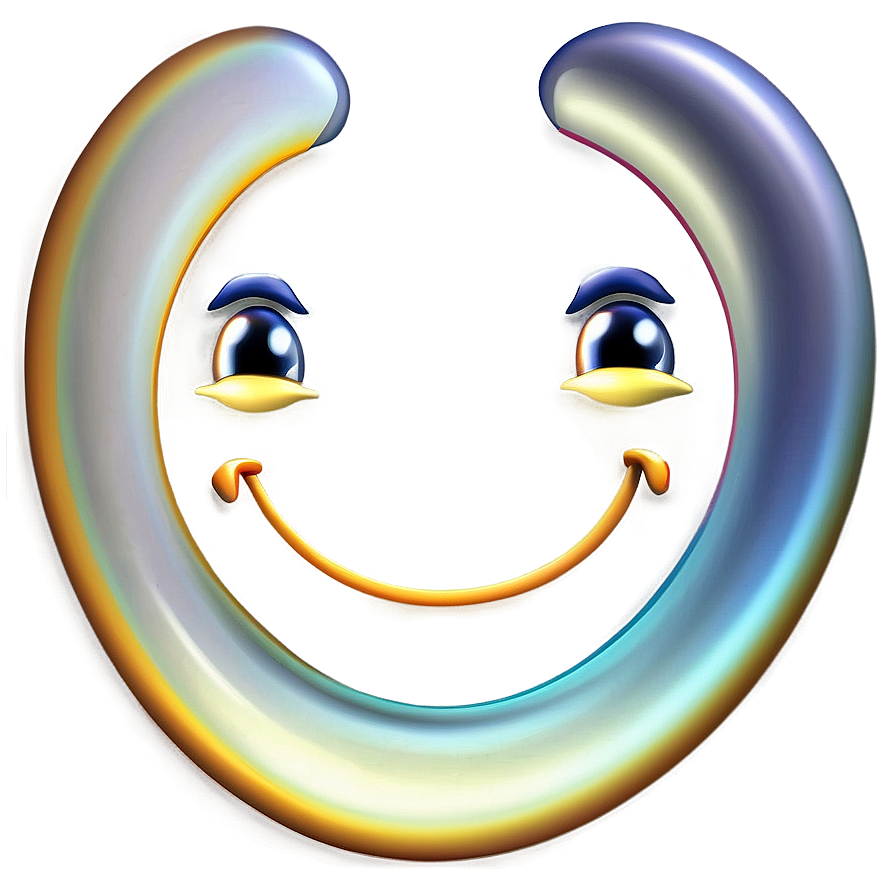 Angelic Smile Emoji Png Cuv5 PNG Image