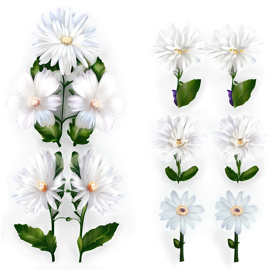 Angelic White Flowers Png Epo82 PNG Image